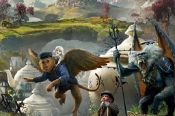Vliegende apen in filmposter Oz: The Great and Powerful