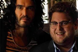 Russel Brand en Jonah Hill over Get Him To The Greek
