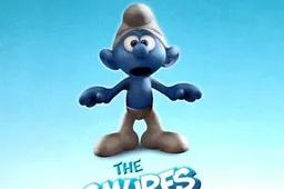 Eerste afbeelding Smurfen in 3D?