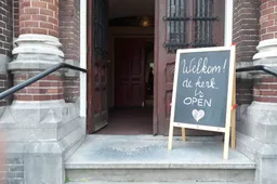 welkom de kerk is open 2