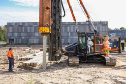 Foto start bouw Bosbad - persbericht