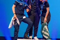 Selina schittert op het podium ©WorldSkills Netherlands
