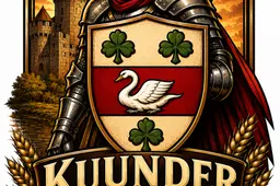 Kuunder burchtbier etiket
