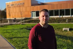 Foto raadslid Gerrald Bronkhorst bij de Wiltsangh