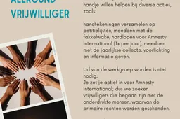W15 - Allround vrijwilliger - Amnesty International