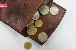 portemonnee met geld