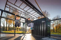 Voorbeeld van een sportcontainer