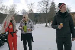 monique op bezoek tijdens een date van denise en mikejpg