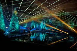 Kasteentuinen arcen lichtshow