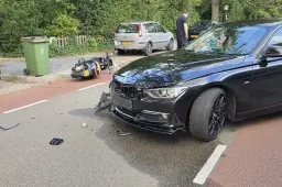 18-09 scooterrijder gewond bennekomseweg