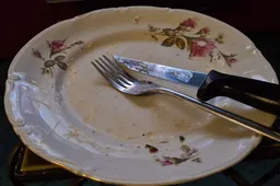 eten bord leeg rn