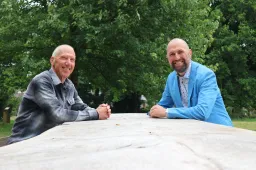 raadslid hendri witteveen en kandidaat lijsttrekker simon de ridder