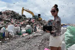 Plastic afval Zaïda Rivai