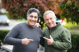 Buddykoppel Vahid en Henk foto Pim Helmich