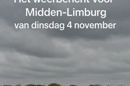Weerbericht voor Midden-Limburg, 4 november