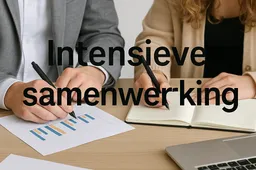 Intensieve samenwerking aan tafel