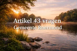 Zonsopgang bij Roermond Meer