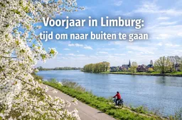 Voorjaar in Limburg bij de Maas
