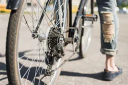 close-up-bicycle-rear-wheel-with-chain-sprocket-road