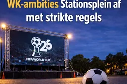 WK 2026 op Stationsplein Roermond