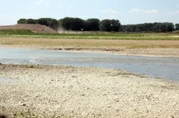 droogte 2018 maas bij grevenbicht