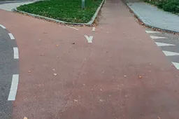 rode toplaag voor fietspaden