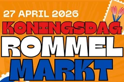 Rommelmarkt Born Koningsdag 2026 poster top