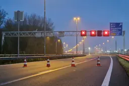 Afgesloten snelweg Born (1)