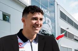 racing bulls isack hadjar ferrari joke