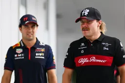 Sergio Perez Valtteri Bottas