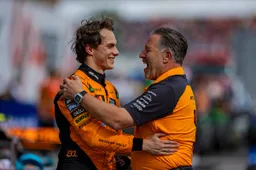 Oscar Piastri + Zak Brown + McLaren