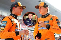 lando norris + oscar piastri + max verstappen
