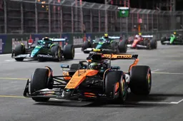 mclaren las vegas formel 1 bil