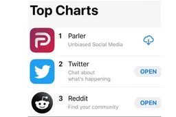Boem! Twitter-concurrent Parler meest populaire Nieuws-app in Amerika!