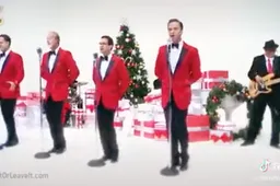 Filmpje! Het walgelijke kerstkwartet Rutte, Van Dissel, Gommers en De Jonge zingen een kerstlied