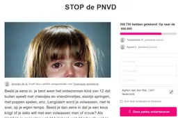 Petitie om uit de dood herrezen perverse pedopartij PNVD te verbieden gaat als een speer: 350.000 handtekeningen