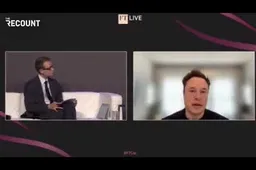 Filmpje! Elon Musk: 'Als Twitter-eigenaar maak ik de ban van Trump ongedaan'