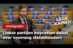 Freek Jansen (FVD): 'Afwezigheid linkse partijen bij debat over voorrang statushouders zegt álles'