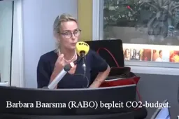 Rabobank krabbelt terug na opmerking Barbara Baarsma over CO2-budget: 'Was maar een gedachtenexperiment'