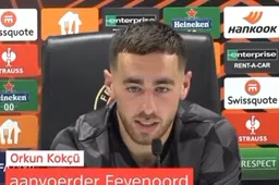 De aanvoerder van Feyenoord Orkun Kökcü weigert de regenboog­band te dragen; deugend NL woedend!