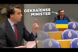 Filmpje! Thierry Baudet (FVD) tegen Oekraïense minister: 'Kies voor vrede!'