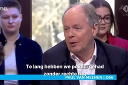 D66-lijsttrekker Paul van Meenen zet zichzelf voor gek: 'PVV, FVD, en BBB zijn als een bus'