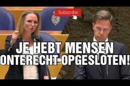 Filmpje! Premier Rutte houdt koppig vast aan avondklok tijdens pandemie, Fleur Agema woedend: 'Je hebt mensen onterecht opgesloten!'
