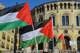 palestina flagg stortinget foto brage aronsen
