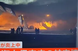 Schokkend! Explosie enorme Airbus A350 bij landing: 379 mensen aan boord