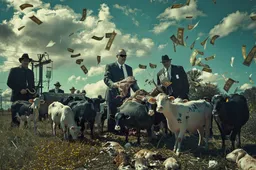 LOL! Show me the money! 'Groene' banken achter "toename van vlees- en melkproductie"