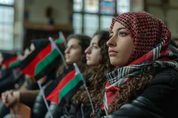 Pro-Palestijnse hippies bezetten Tweede Kamer gebouw en gillen met overslaande stem: "From the River to the Sea Palestine will be Free!"