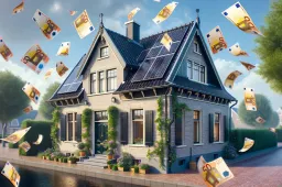 geld euros huis zonnepanelen