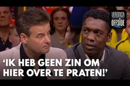 Filmpje! Clarence Seedorf wast Wilfred Genee de oren: 'Geen zin om hierover te praten!'