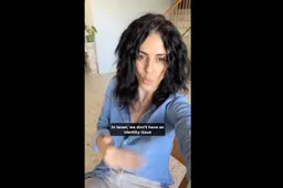 Filmpje!  Woedende Joodse vrouw fileert knettergek Woke-links: "Dat transgedoe helpt je niet onder Sharia"